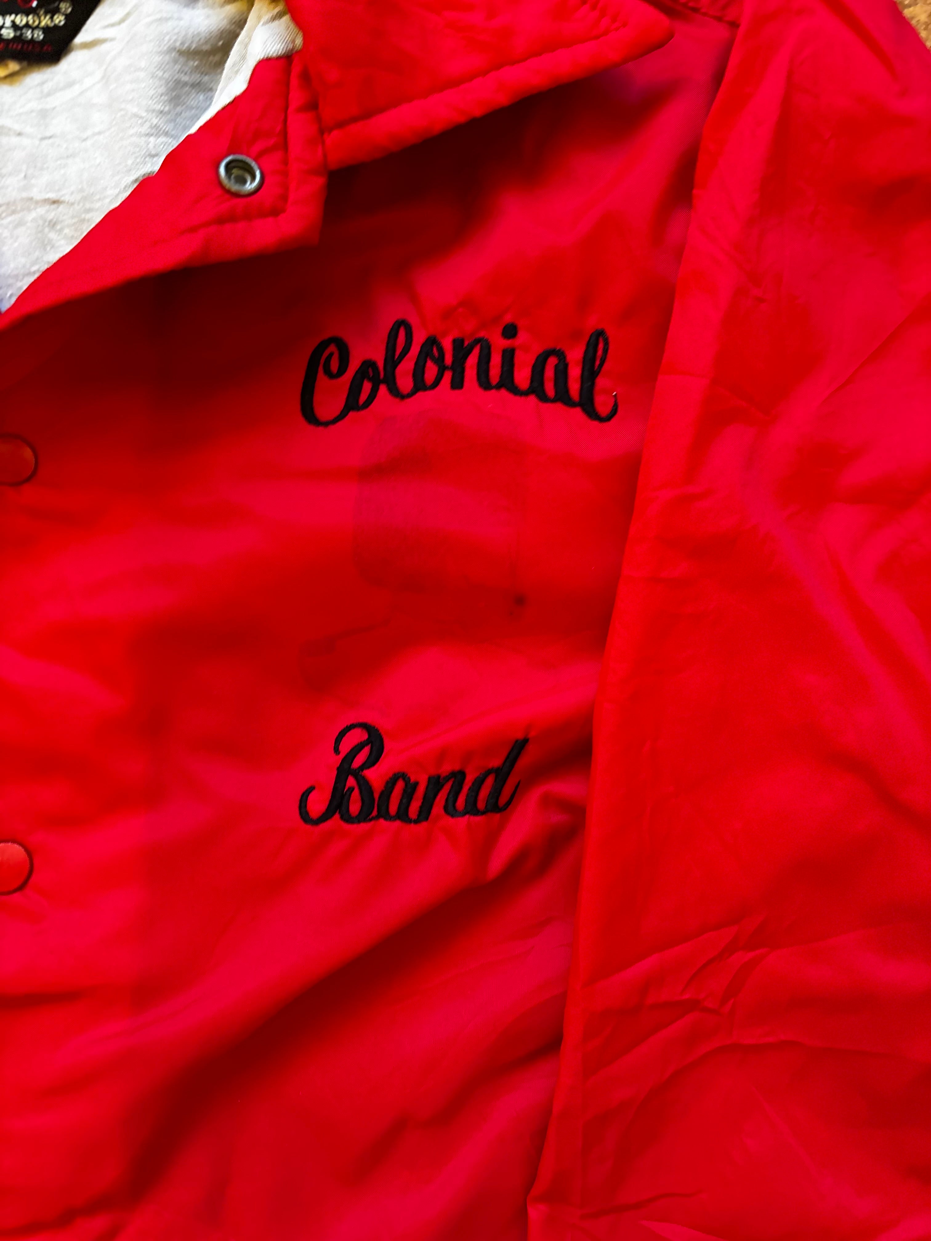 Vintage Lexi colonial band coach jacket windbreaker
