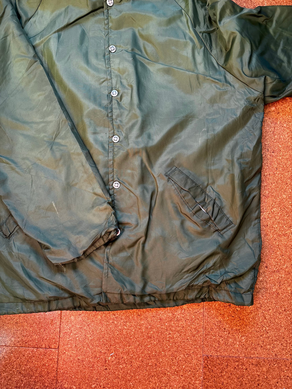 Vintage USA coach jacket green