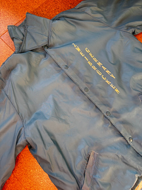 Vintage blue branded usa coach jacket