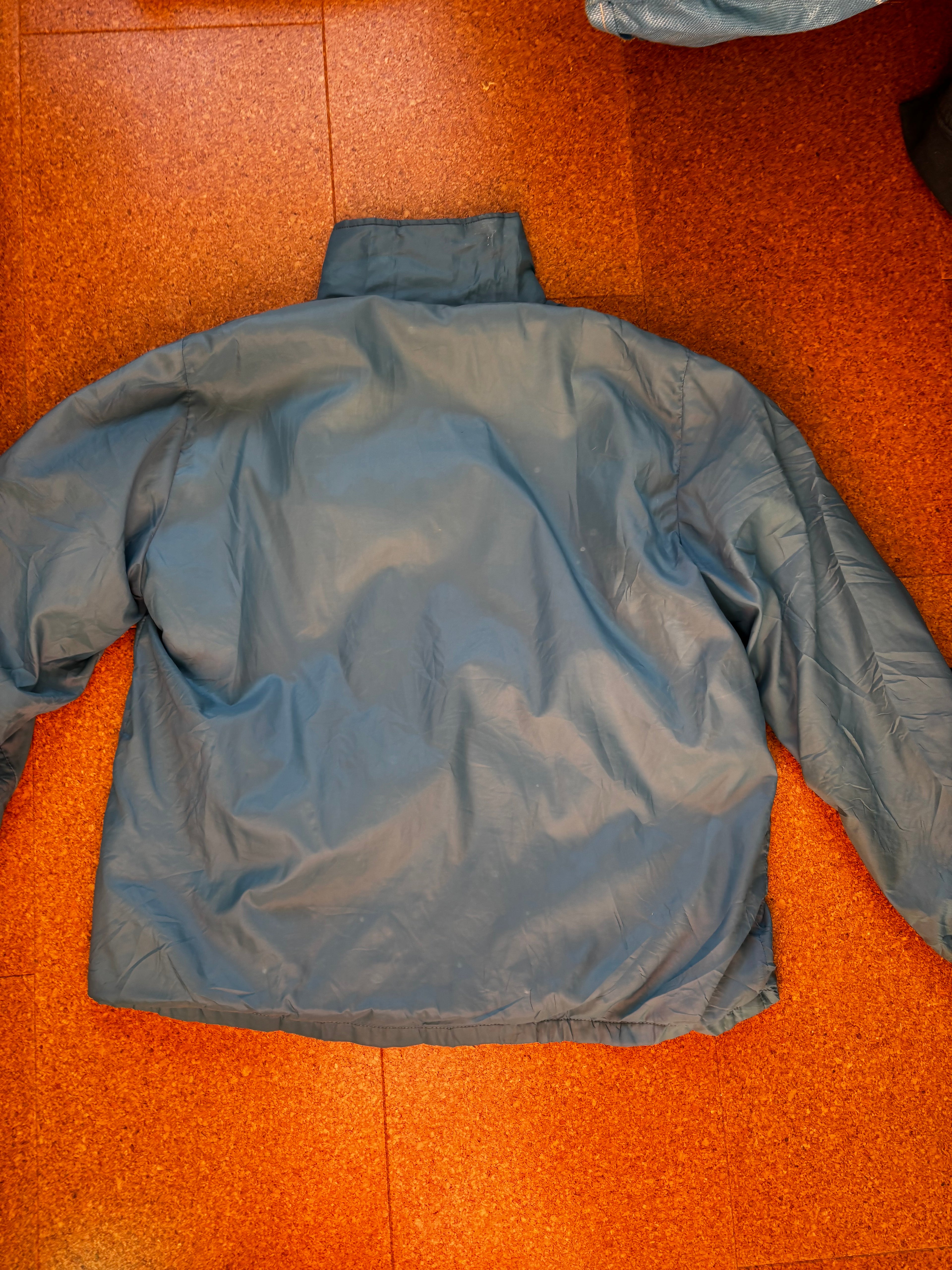 Vintage blue branded usa coach jacket