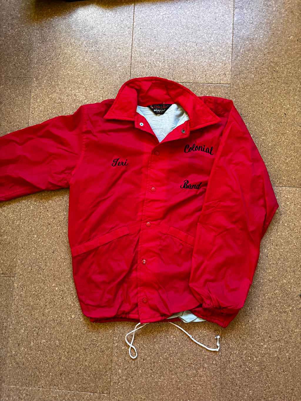 Vintage Lexi colonial band coach jacket windbreaker