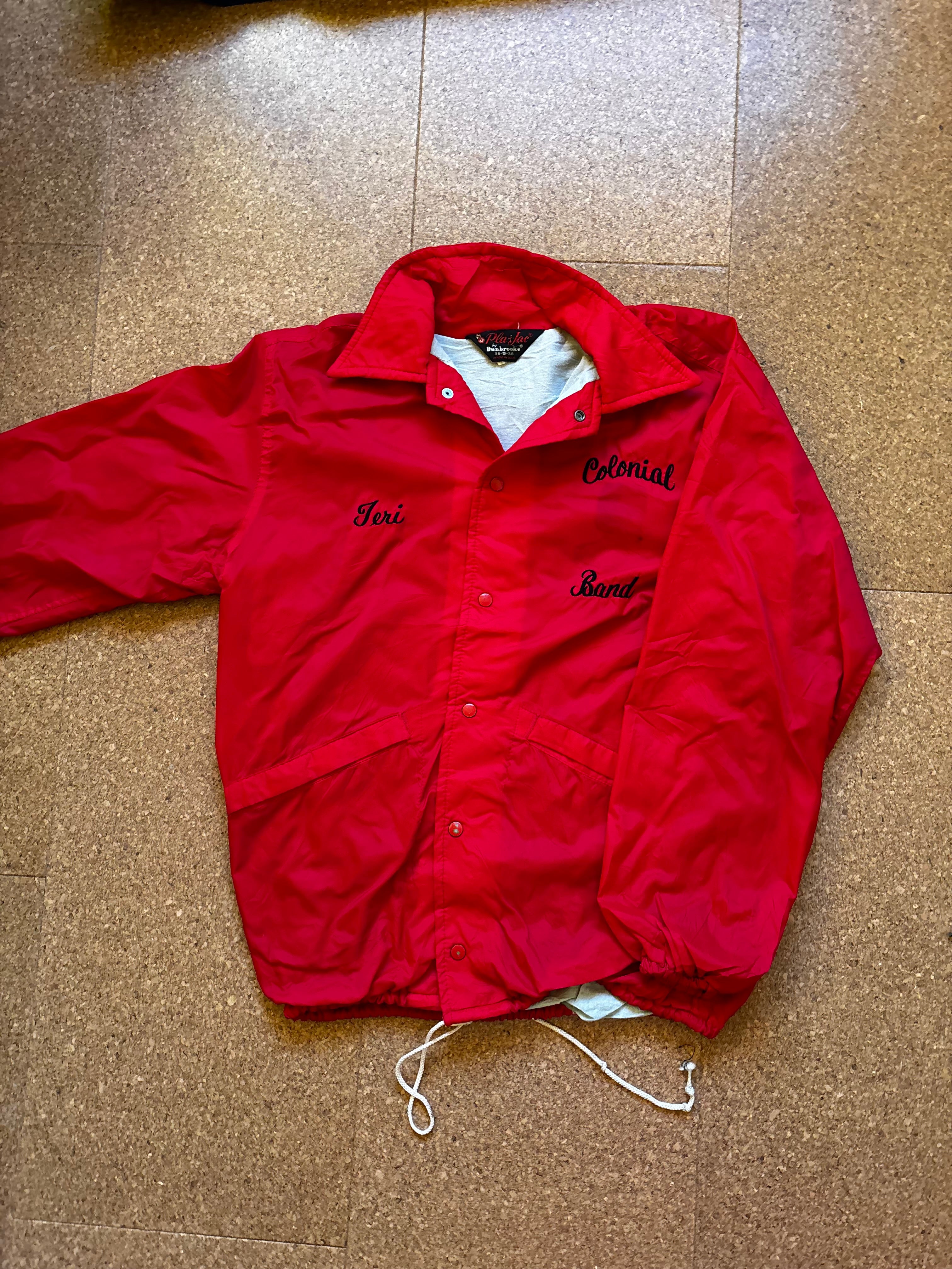 Vintage Lexi colonial band coach jacket windbreaker