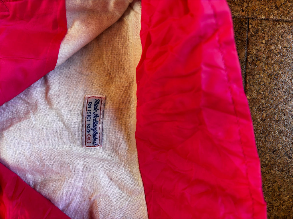 Vintage pink USA windbreaker jacket