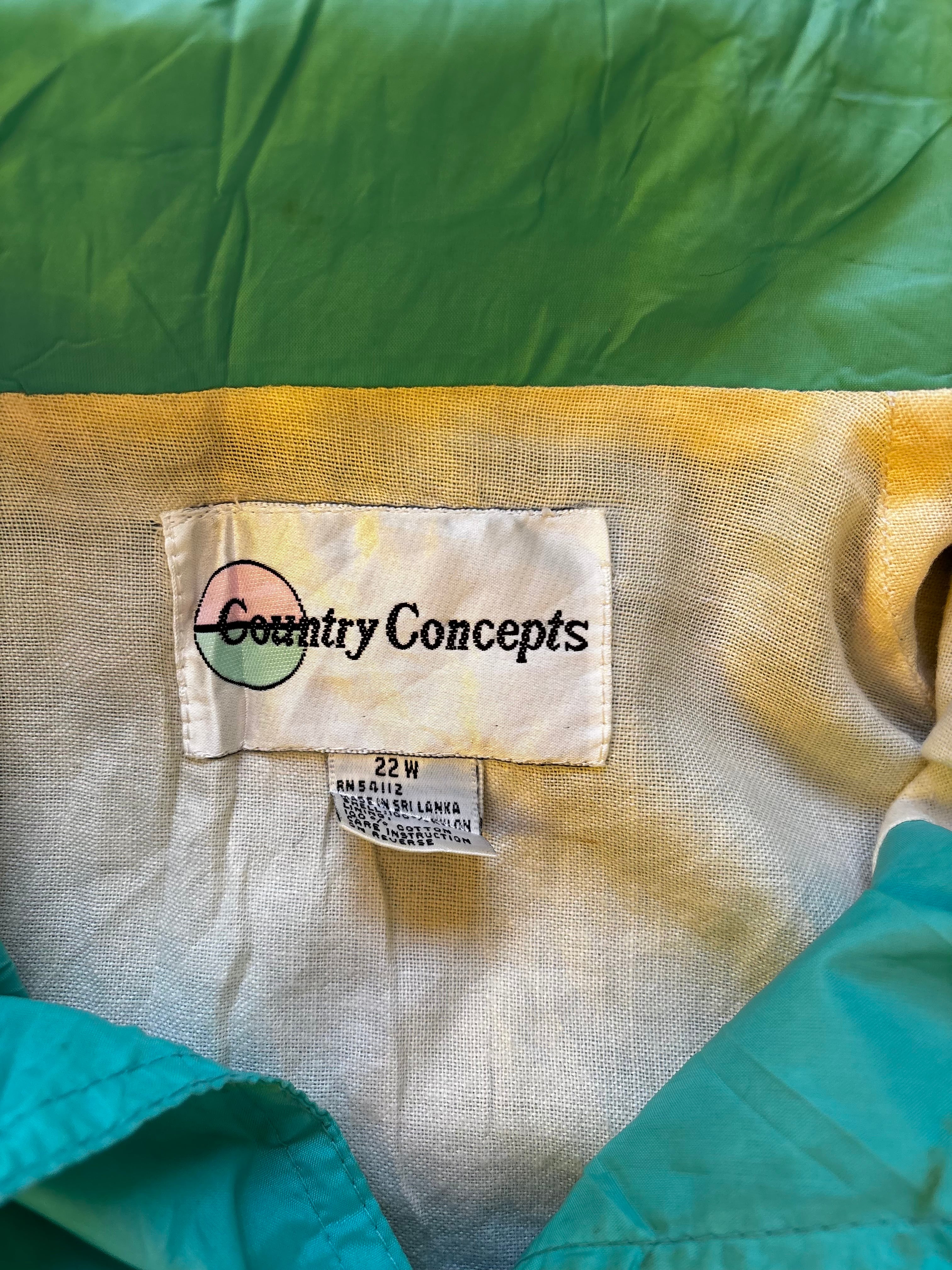 Vintage women’s USA coach jacket poncho