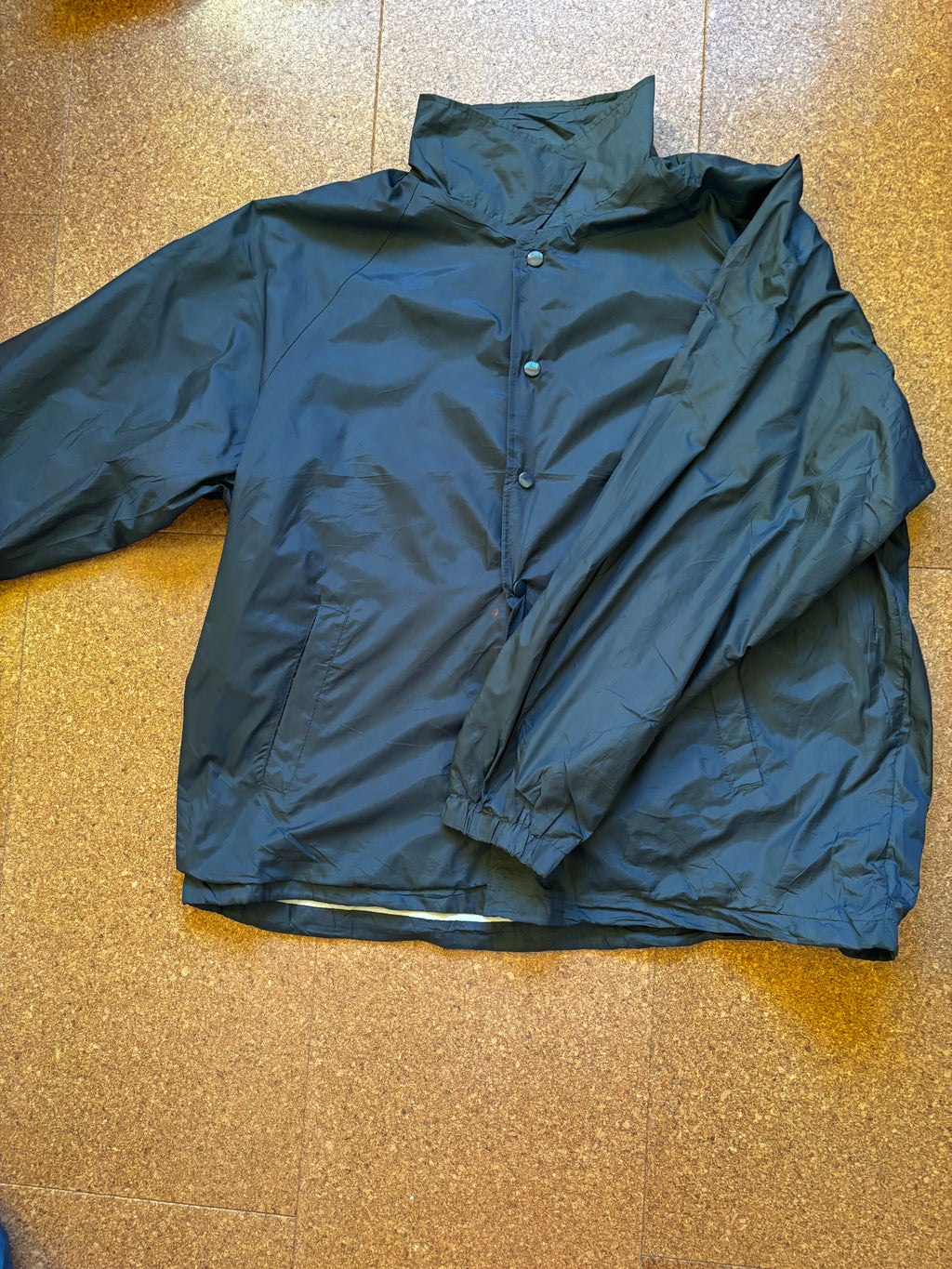 Vintage blue varsity coach jacket