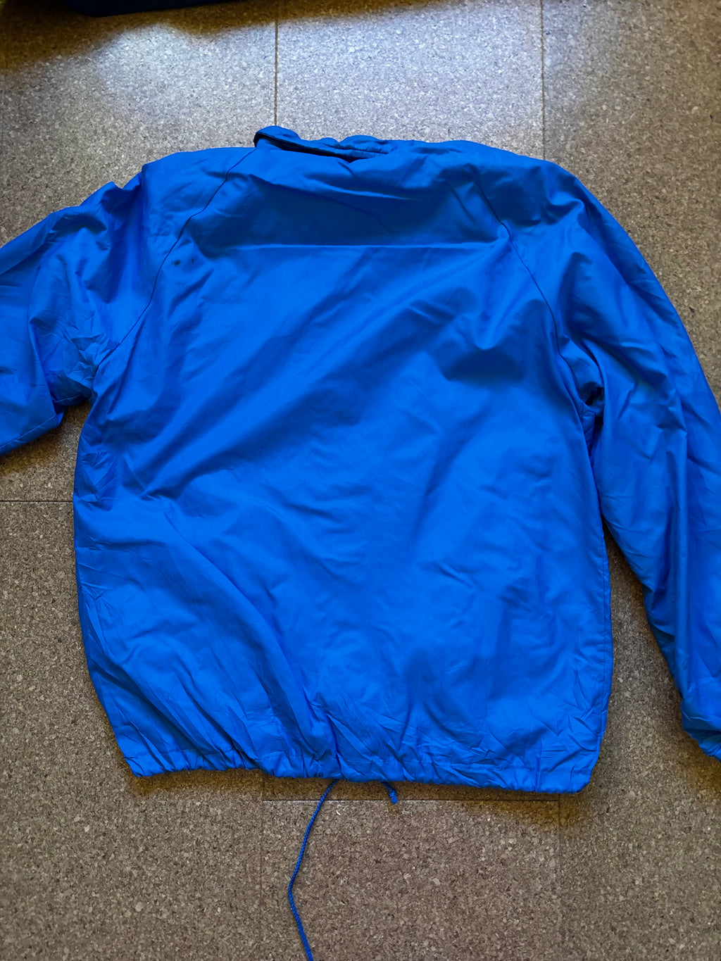 Vintage blue USA coach jacket windbreaker