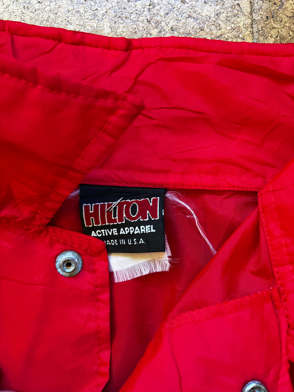 Hilton USA x the mundy company vintage USA windbreaker