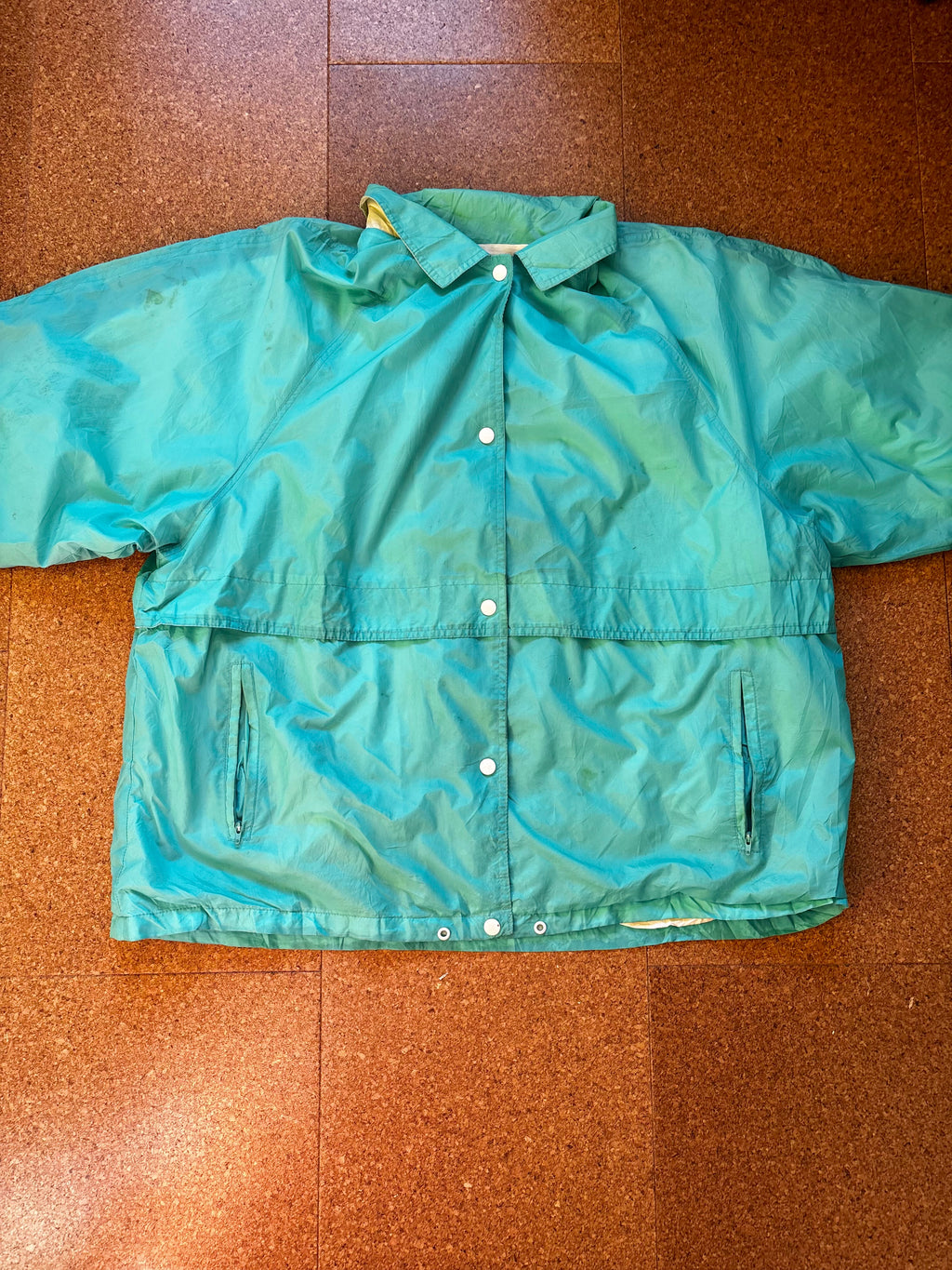 Vintage women’s USA coach jacket poncho