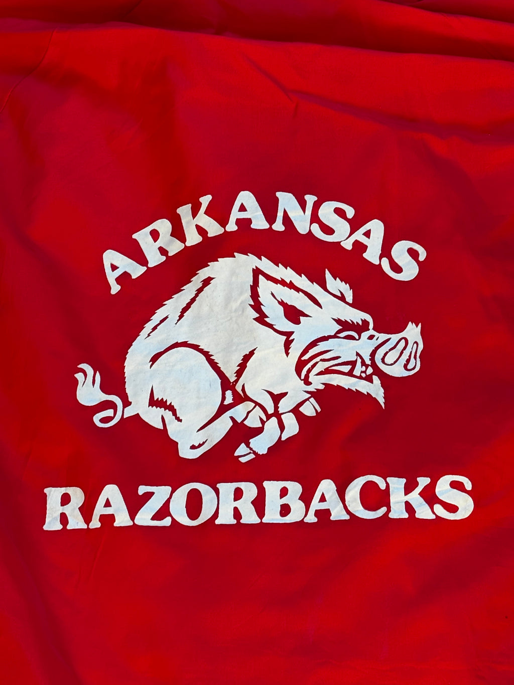 Vintage Arkansas razorbacks USA varsity football jacket