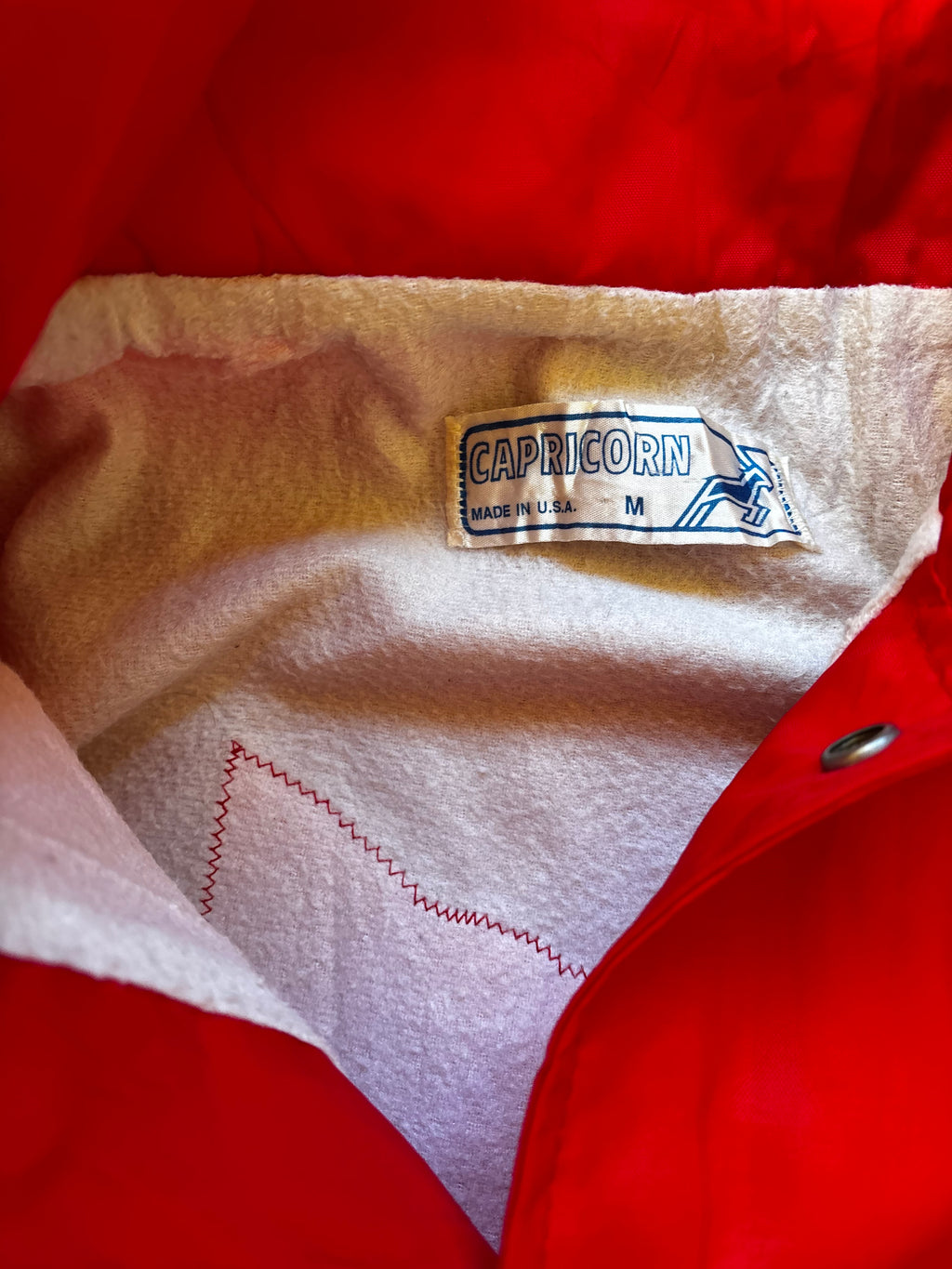 Vintage Hilton USA red jacket with state patches unique jacket