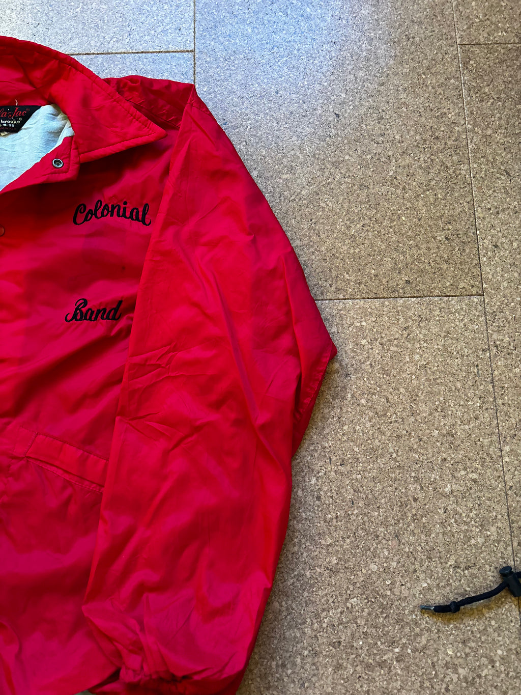 Vintage Lexi colonial band coach jacket windbreaker